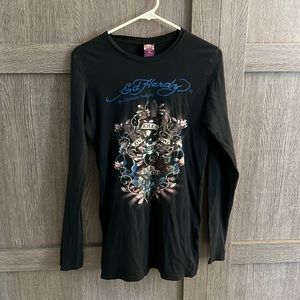 Authentic Ed Hardy long sleeve shirt